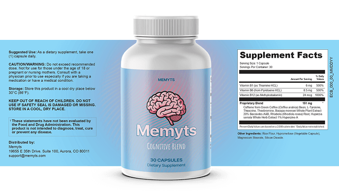 Memyts Supplement Facts